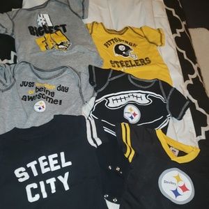 Lot 12-18 month Pittsburgh Steelers/Penguins Gear